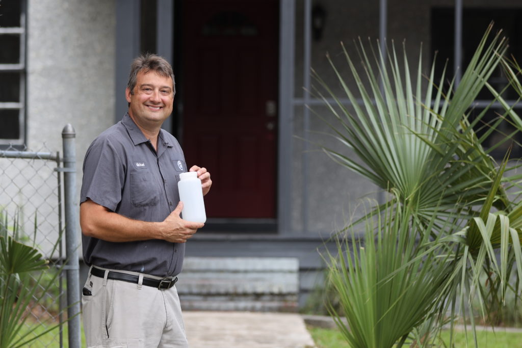 Pictured is Water Production Operator Michael Exum